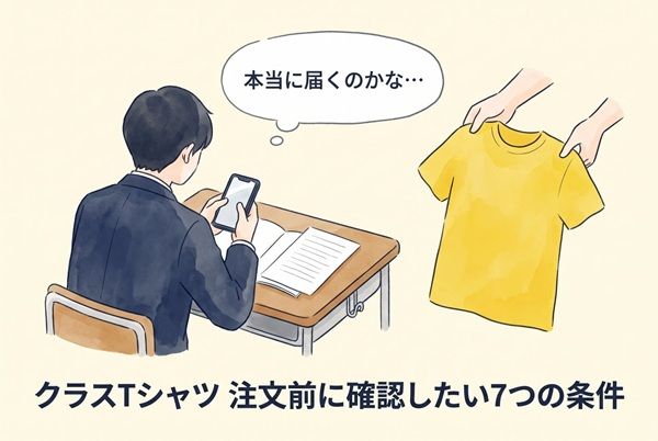 クラスTシャツ専門ブランド「classclass2021」が『注文前に確認したい7つの条件』公開