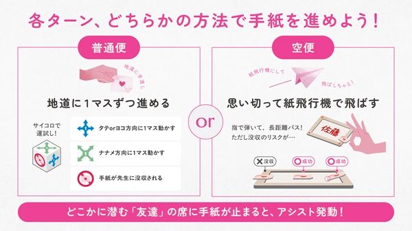 「ゲーム工房カコムタク」ハンズ新宿店・渋谷店・博多店で特別展開中！クラス1のイケメンに手紙を回す教室恋文レースゲームも先行販売