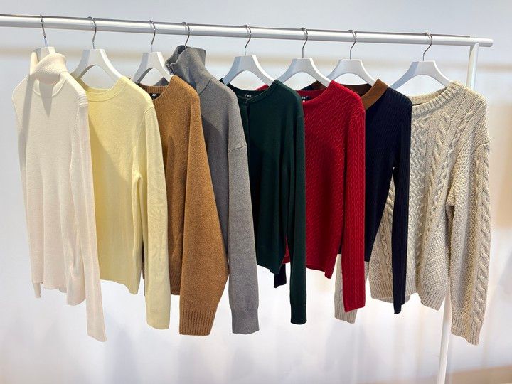 ユニクロのニットで秋冬コーデを更新！