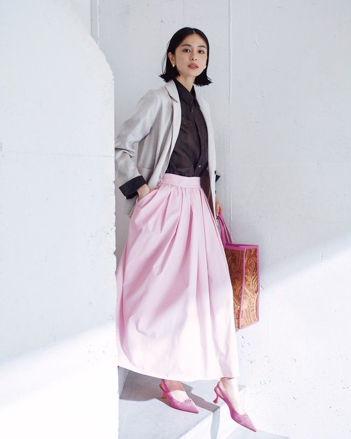 佐藤晴美 ジャケットコーデ