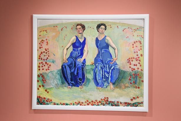 フェルディナント・ホドラー『聖なる時間』1907–1911年頃 シンシナティ美術館 撮影：ソムタム田井