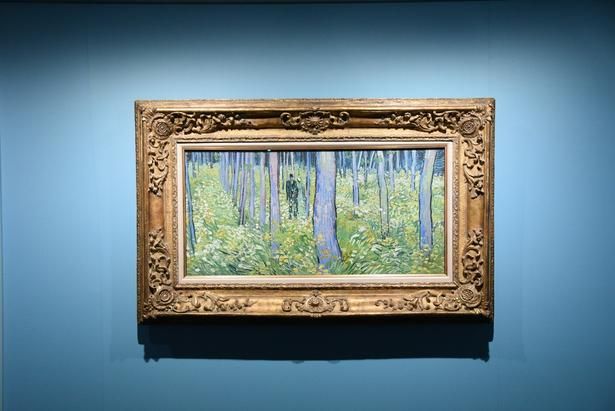 フィンセント・ファン・ゴッホ『ポプラ林の中の二人』1890年 シンシナティ美術館 撮影：ソムタム田井