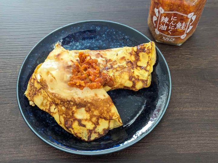 カルディコーヒーファーム 鮭にんにく辣油 赤唐辛子