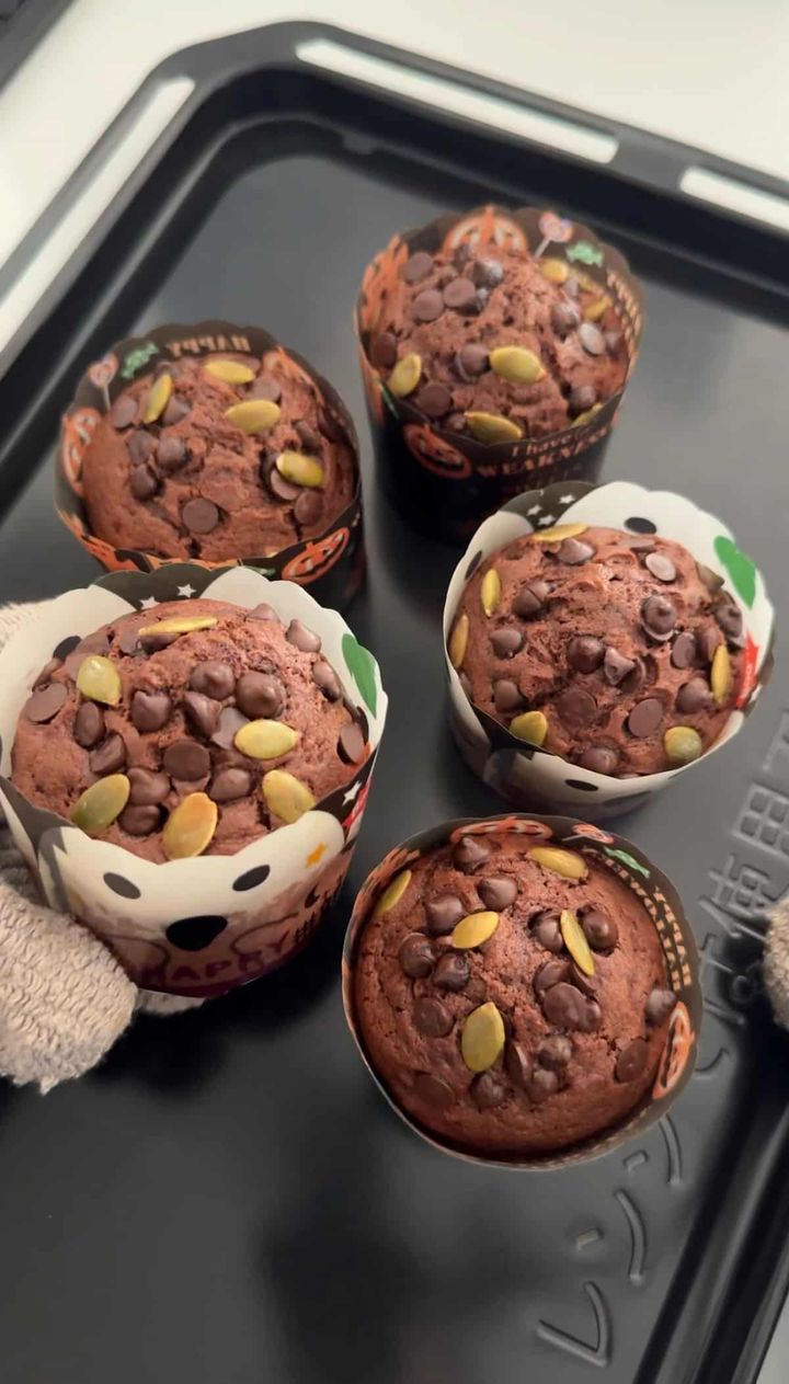 ハロウィンチョコマフィン