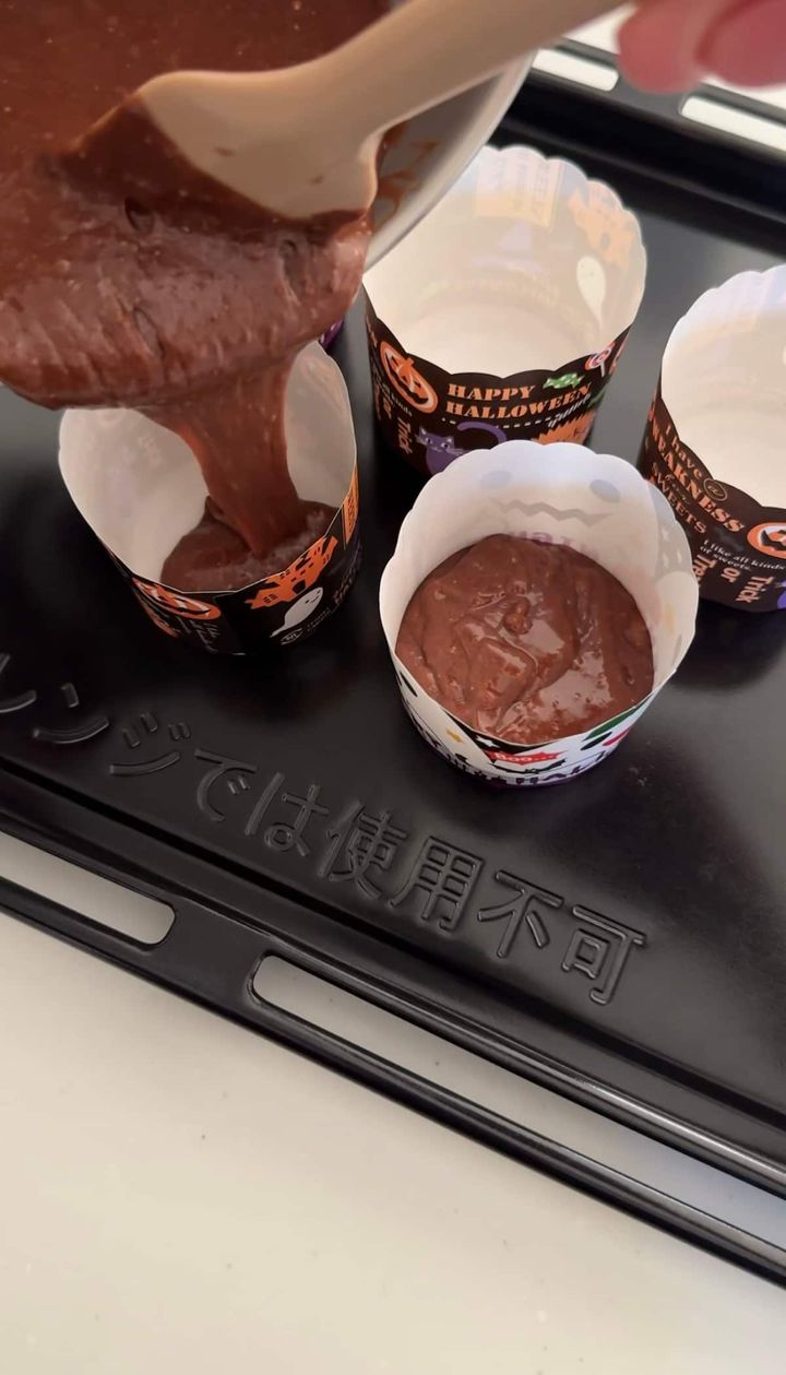 ハロウィンチョコマフィン