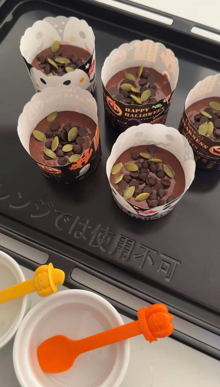 ハロウィンチョコマフィン