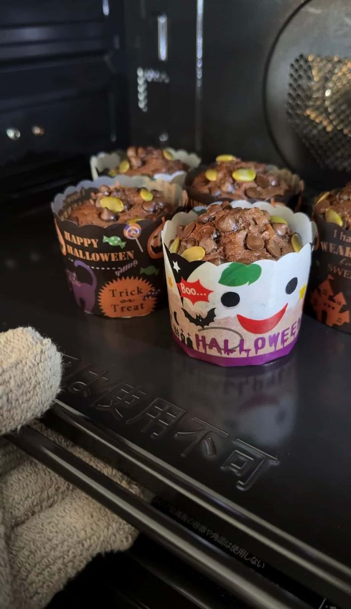 ハロウィンチョコマフィン