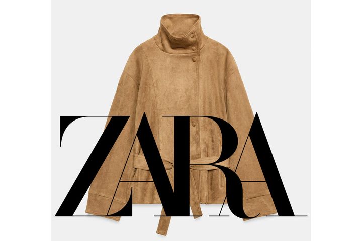 ベルト付きフェイクスエードジャケット ￥10,990（税込み）／ZARA公式サイトから引用