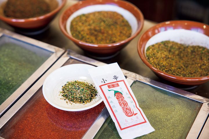 京都〈長文屋〉の七味唐辛子