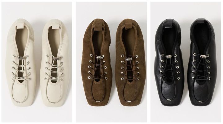 画像: ソフトレースアップフラット10↑¥23,100 store.united-arrows.co.jp
