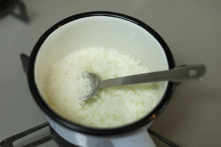 カッテージチーズ作り