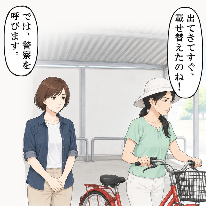 警察への相談を告げると、女性は過失を認め、修理費用を仮払いしました