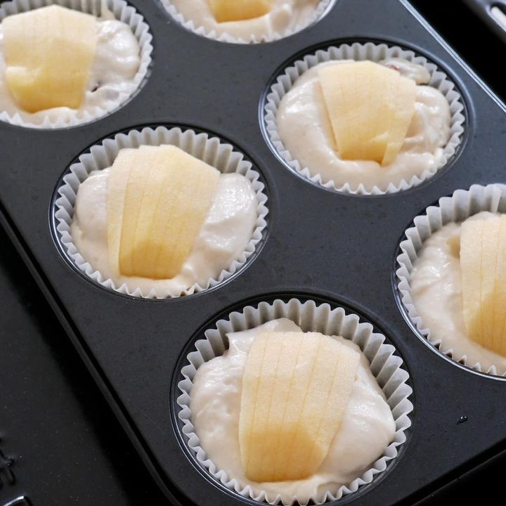 りんごのお豆腐米粉マフィン