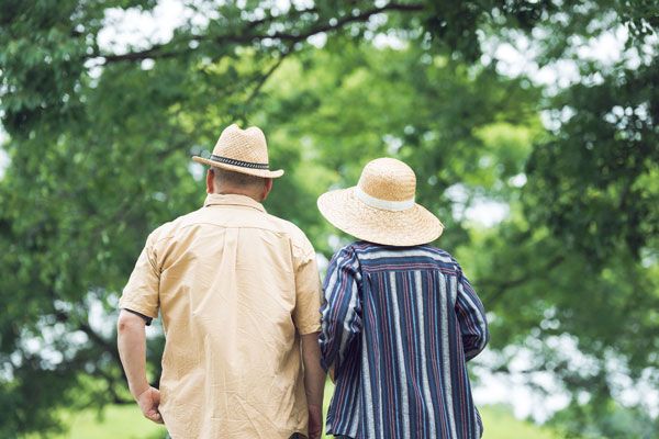 脳をリラックスさせる、父との散歩の時間