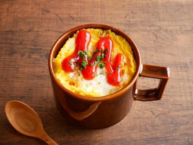 マグカップオムライス