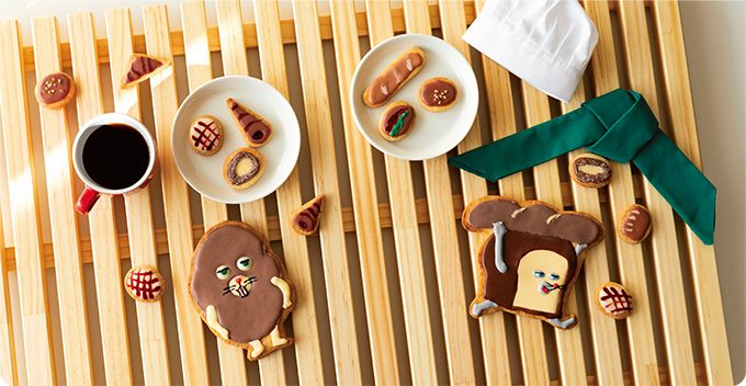 【パンどろぼうのアイシングクッキー】作ってみよう！「パンどろぼうとにせパンどろぼうのアイシングクッキー」・最新号からちょっと見せの画像1