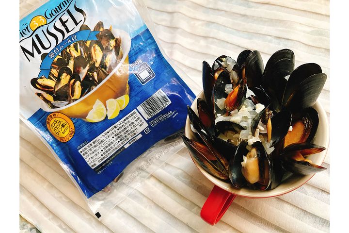 殻付きムール貝／￥332（税込み）