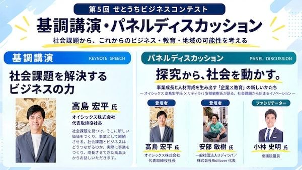 「第5回 せとうちビジネスコンテスト」学生総合司会を募集！全国の高校・大学生が対象