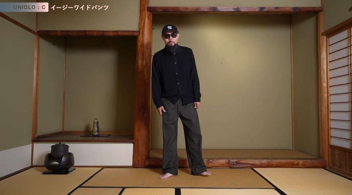メリノブレンドシャツカラーカーディガン