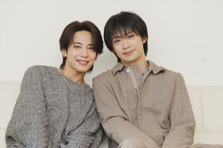 （左から）橋本真一、前川優希 クランクイン！ 写真：双海しお width=