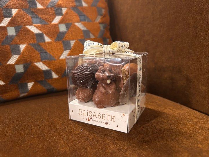 ブリュッセル土産に購入したElisabethのリス型チョコレート