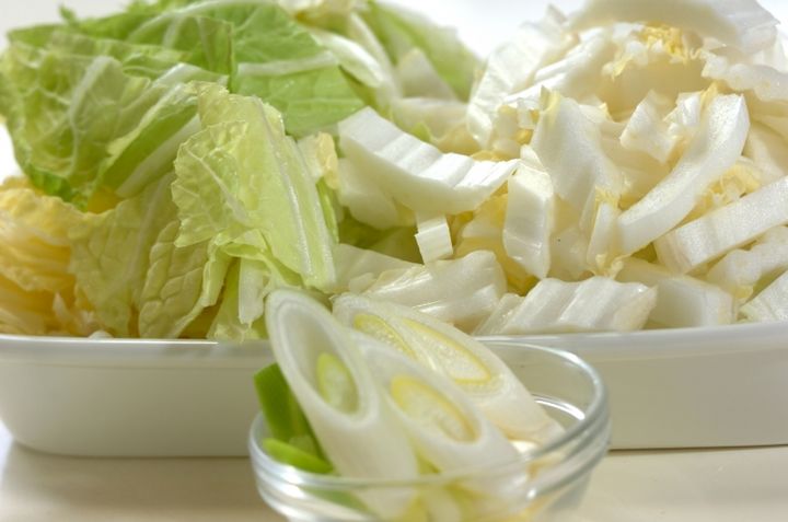 鶏肉と白菜のユズコショウスープの下準備2