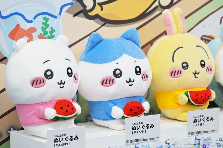「セブン-イレブン×映画ちいかわ」PRイベント（2026年7月15日、時事通信フォト）