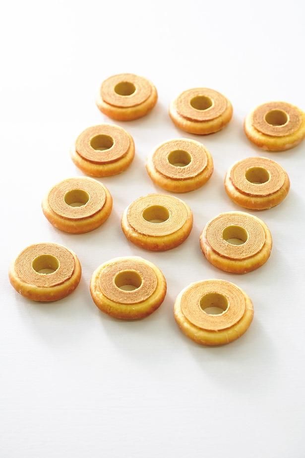 発酵バターを使用した、コクのある味わいのバームクーヘン