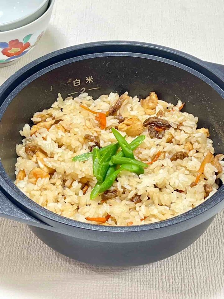 焼き香る炒め仕立てのとりめし