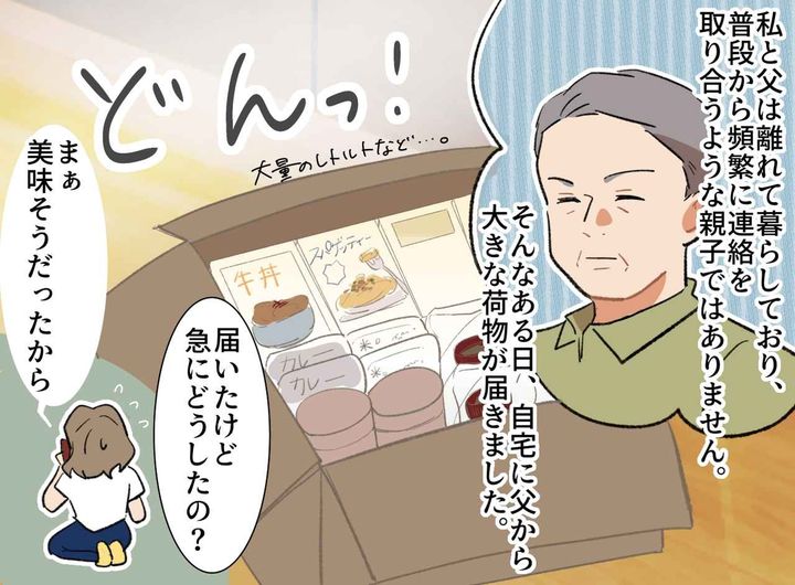 画像1: 父からの届け物