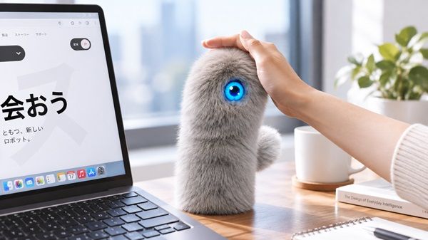 撫でると喜ぶもふもふの相棒！AIロボ「INU」クラファン開始！実機を試せる展示も二子玉川 蔦屋家電で開催中