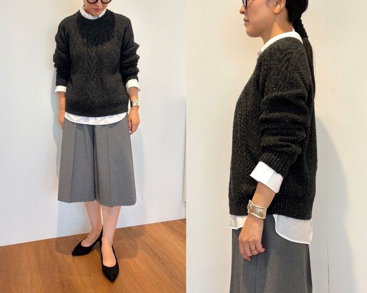 グレー×グレーでつくる、大人のワントーンコーデ
