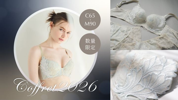 HEAVEN Japanの冬限定カラー「ルミナス」のブラとショーツ