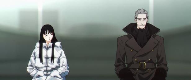 ニケ(CV.堀田真由さん)とモビィ・ディック(CV.津田健次郎さん)
