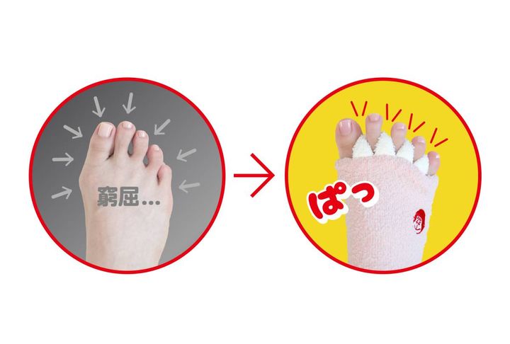 ゴリラの履くホカロン 5本指ソックス