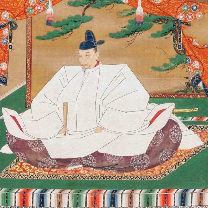 狩野光信画、豊臣秀吉の肖像画（一部）、慶長3年（1598年）、高台寺所蔵