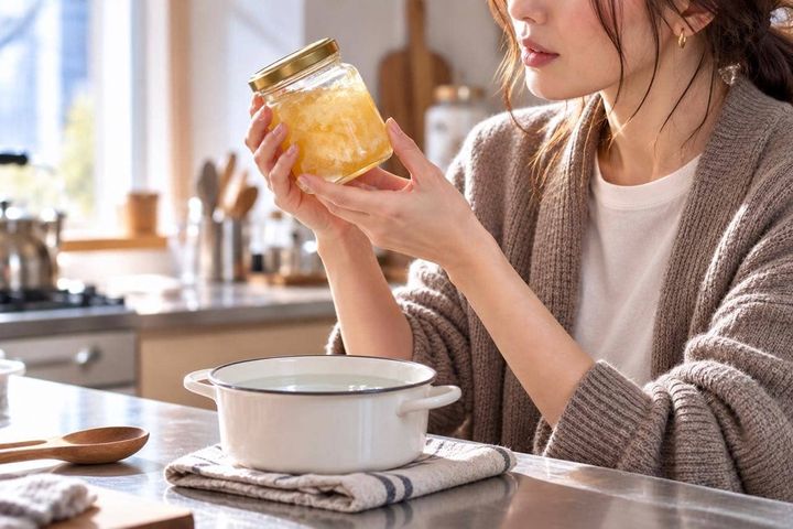 白く固まったハチミツ、もう使えない？意外と知らない結晶化の理由と上手な戻し方