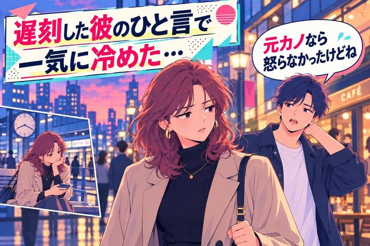 「元カノなら怒らなかったけどね」待ち合わせに遅刻した彼のひと言→今、元カノと比べる必要ある？