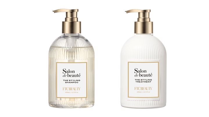 FTCサロン・ド・ボーテ ザ スタイリング シャンプー 500ml ￥6,380（税込）、同トリートメント 500ml ￥6,820（税込）／FTC 問い合わせ先：0120-35-1085
