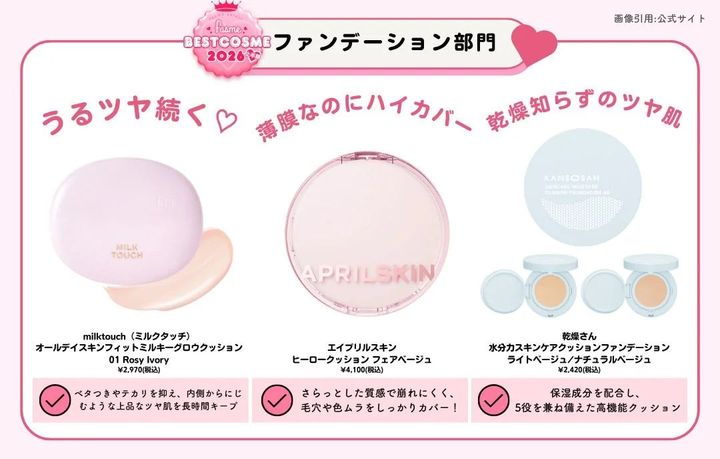 ファンデーション部門