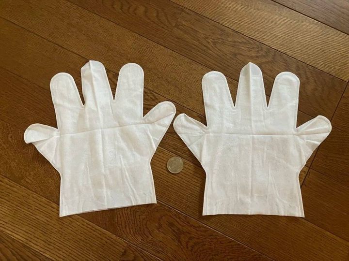 セリア：除菌ができるお掃除用ウェット手袋