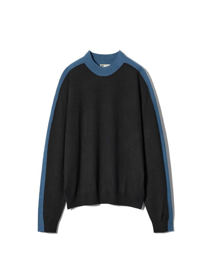 3Dモックネックセーター￥4990