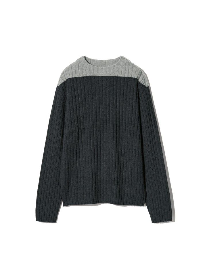 3Dボートネックセーター￥3990