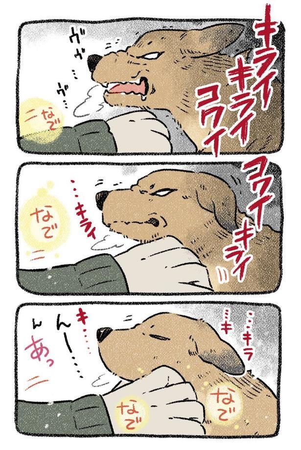 保護犬茶々のお話【第4話】(3) 画像提供：(C)ヨシモフ郎／KADOKAWA
