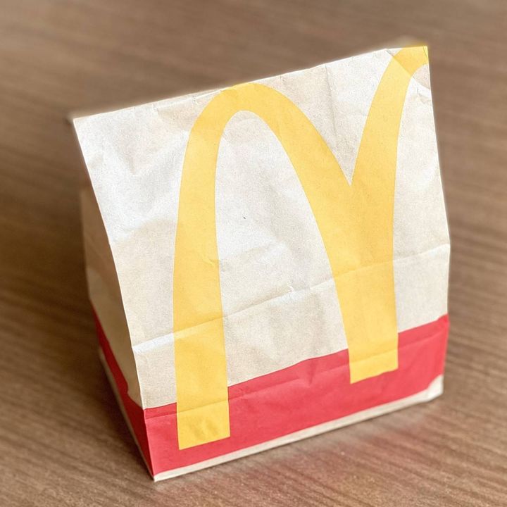 マクドナルドの紙袋