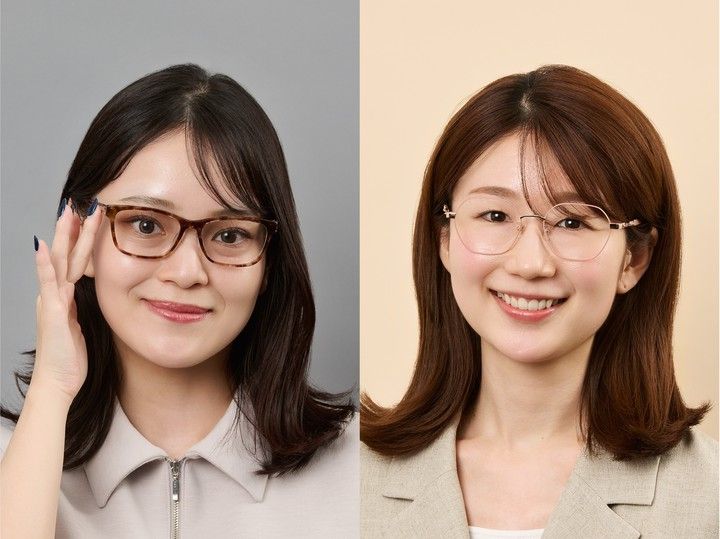 フルラ メガネ 華顔・涼顔 ベストな1本 着用画像
