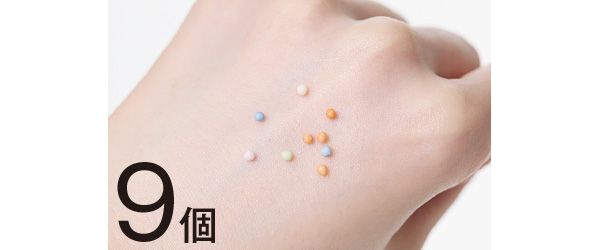 カラーシュガー9個残る