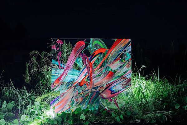 都立明治公園ではくいきしろいさん個展「Northern Lights」開催。作品一部販売も！