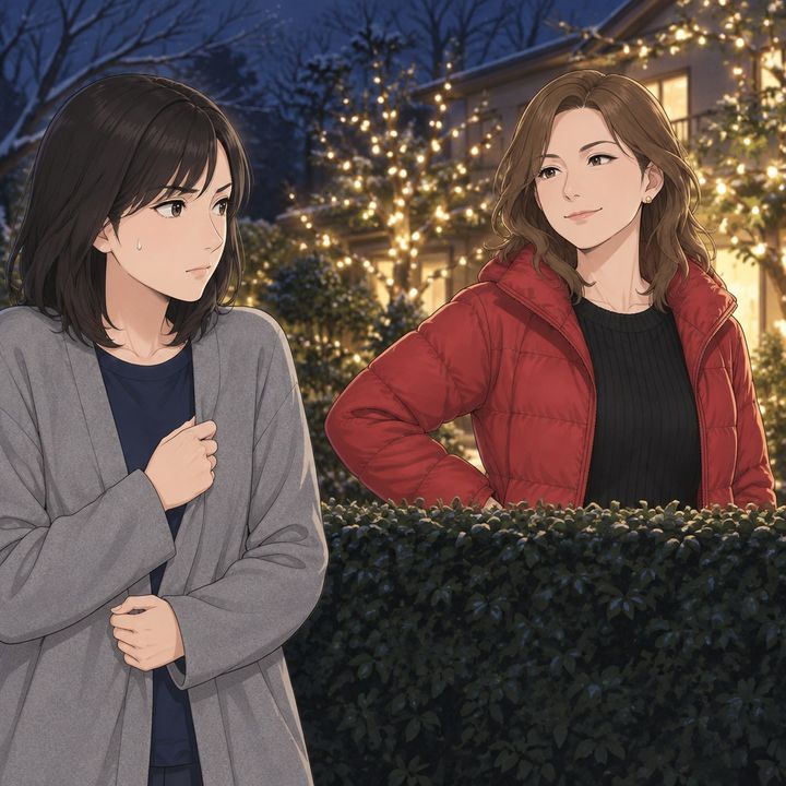 【漫画】「うちの電気よ。嫌なら出ていって」眠れない私を、客の前で笑う隣の奥さん。だが、私の一言で白旗