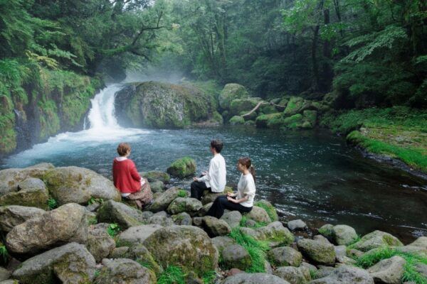 熊本県の菊池渓谷で自然の中のお茶会や薬膳朝食を体験！離れ宿で心身を整えるウエルネスツアーの予約受付開始